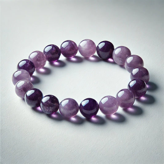 Amethyst Healing Bracelet – Calming Energy & Spiritual Protection