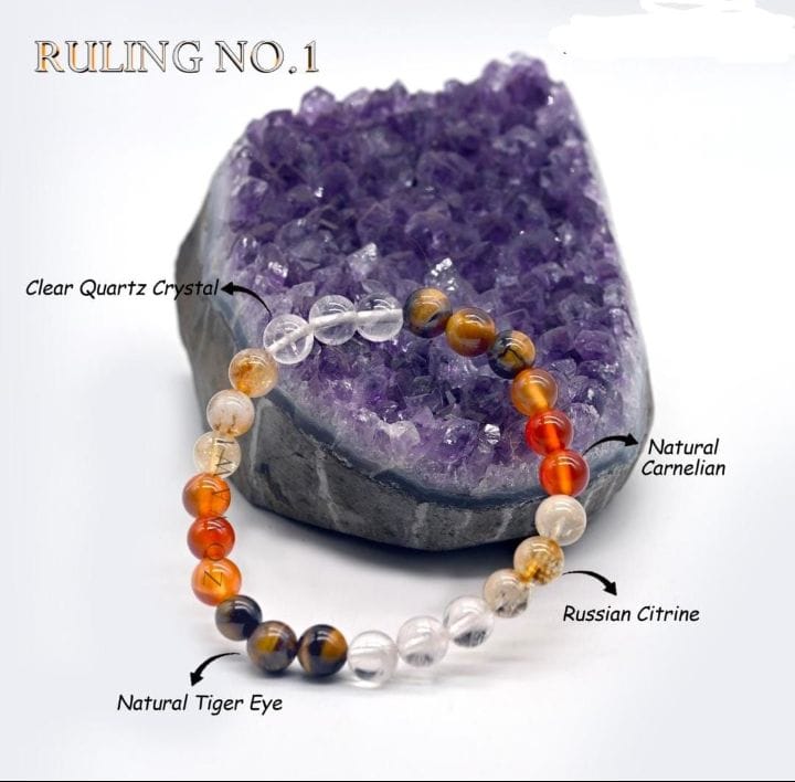 Ruling No. 1 Crystal Bracelet – Power, Clarity & Success