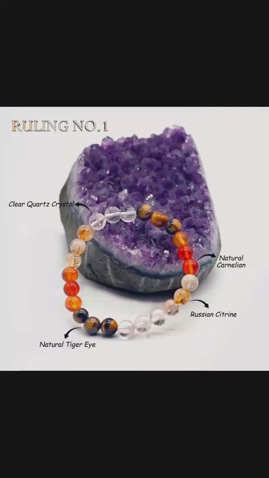 Ruling No. 1 Crystal Bracelet – Power, Clarity & Success